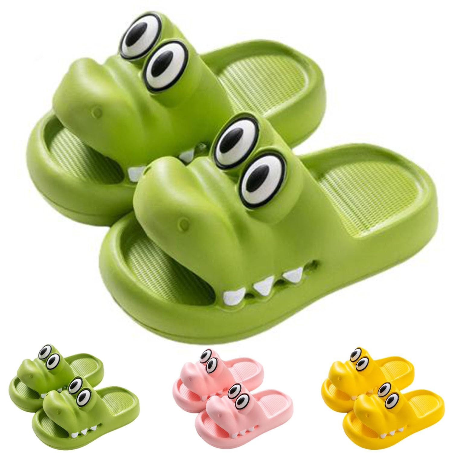 Amazon.com: ZNEL Cartoon Crocodile Slides for Women and Men Cloud
